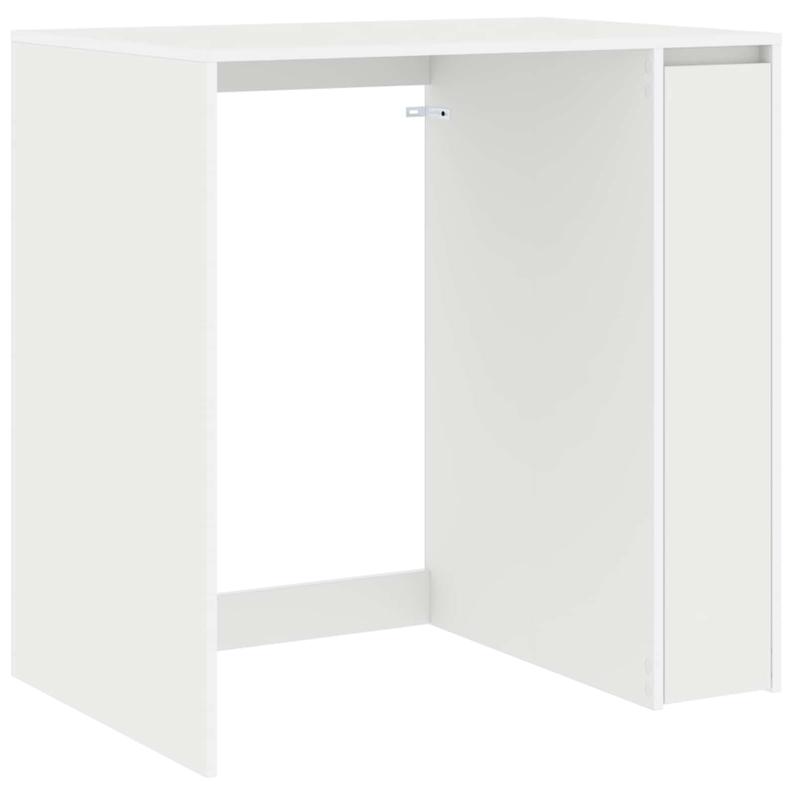 Armário para máquina de lavar com porta branco 87 x 60 x 89 cm