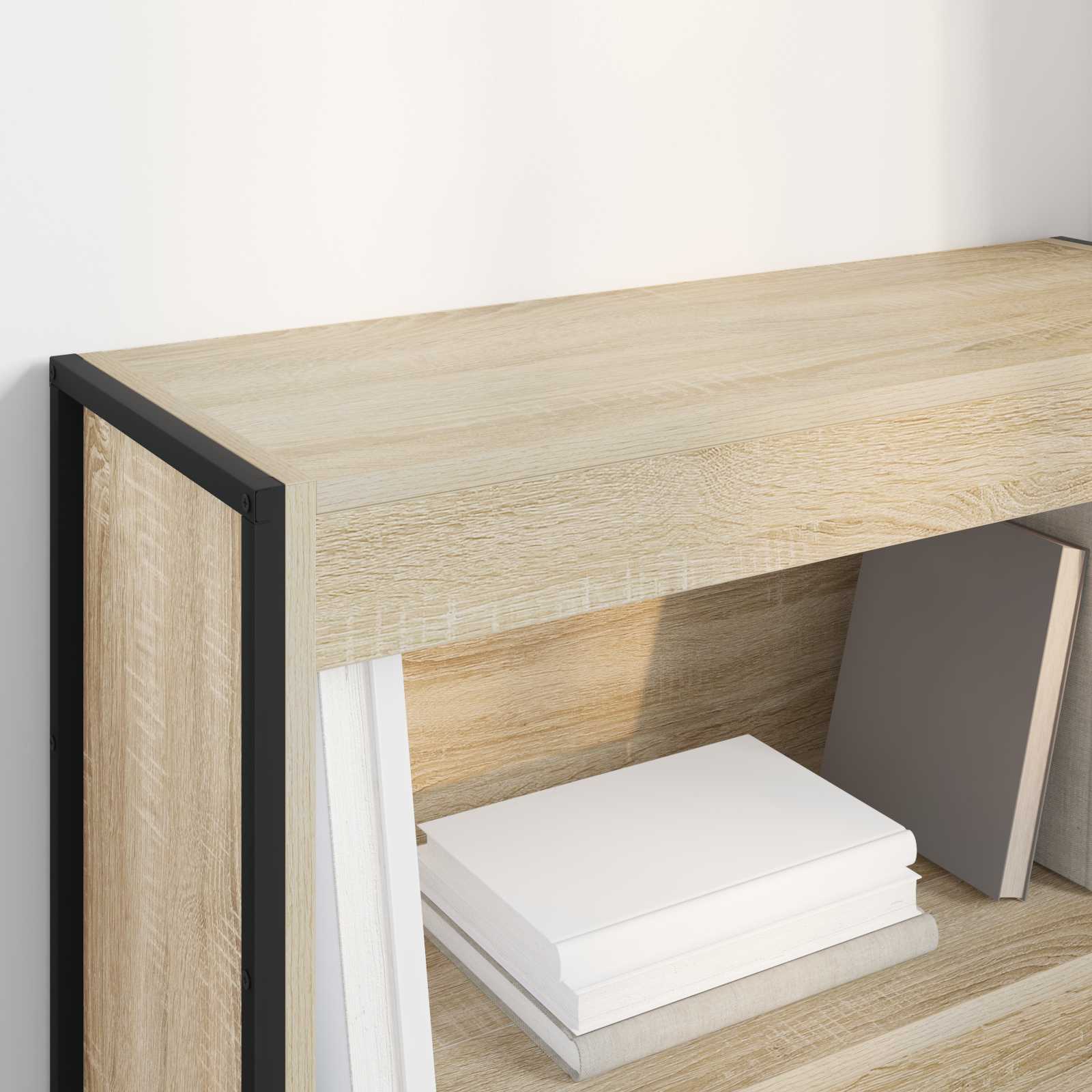 Gabinete de livros 80 x 30 x 86,5 cm derivados de madeira