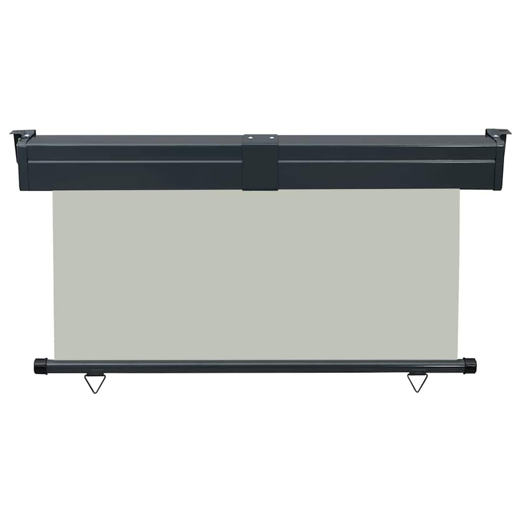 Toldo lateral para varanda 145x250 cm cinzento