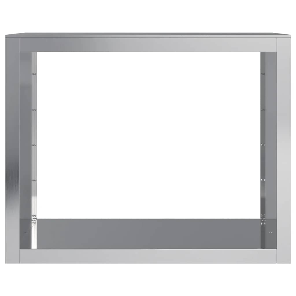 Suporte para lenha 100x40x80 cm aço galvanizado