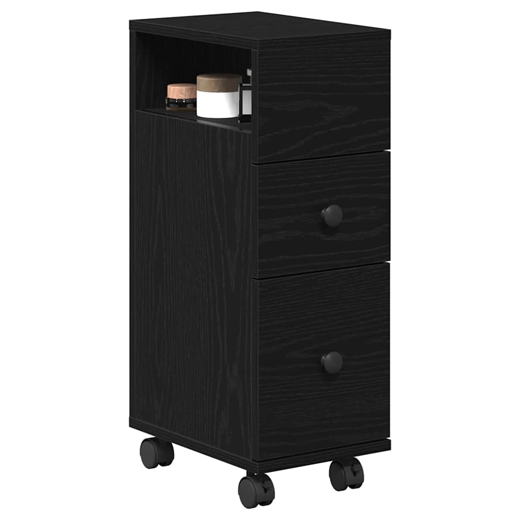 Conjunto de móveis para banheiro 33 x 23 x 65 cm carvalho preto