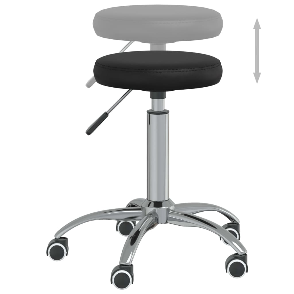 Banco de massagens couro artificial preto