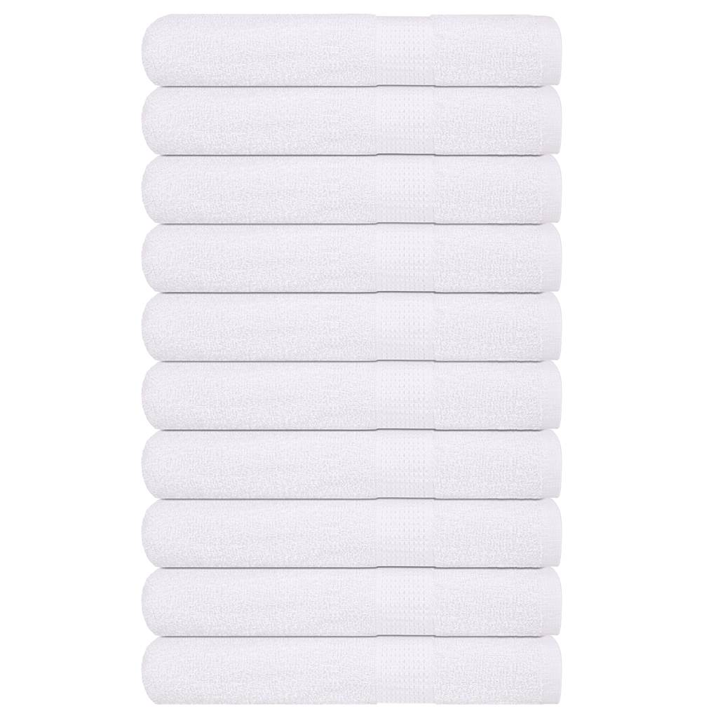 Toalhas frogn 10 pcs 100x200 cm 360 g/m² branco
