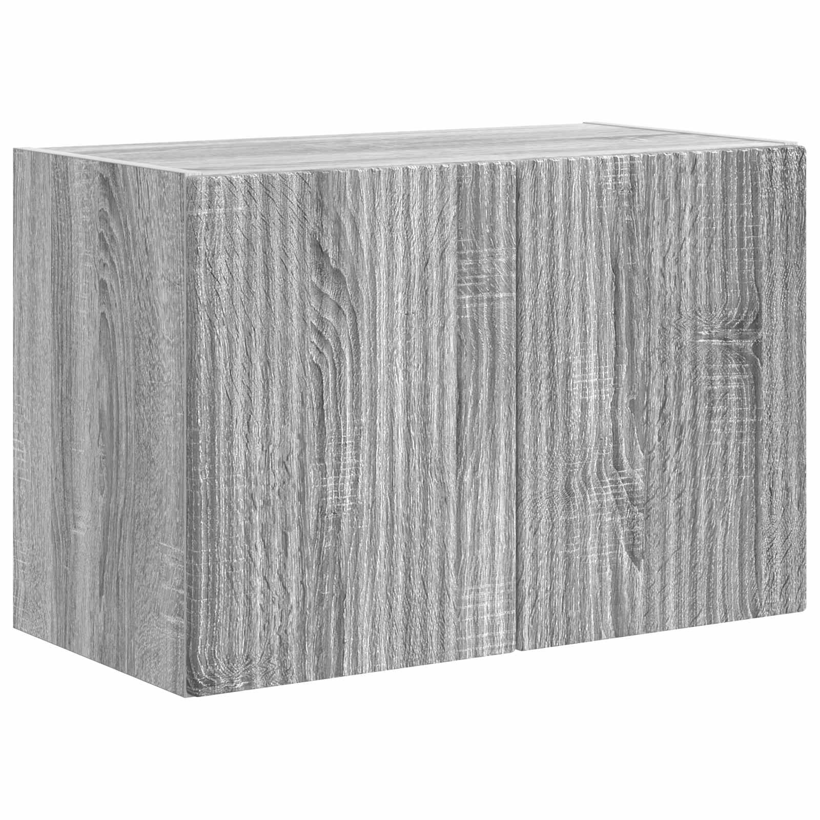 Armário de TV de parede 59,5 x 31 x 40 cm cinza sonoma