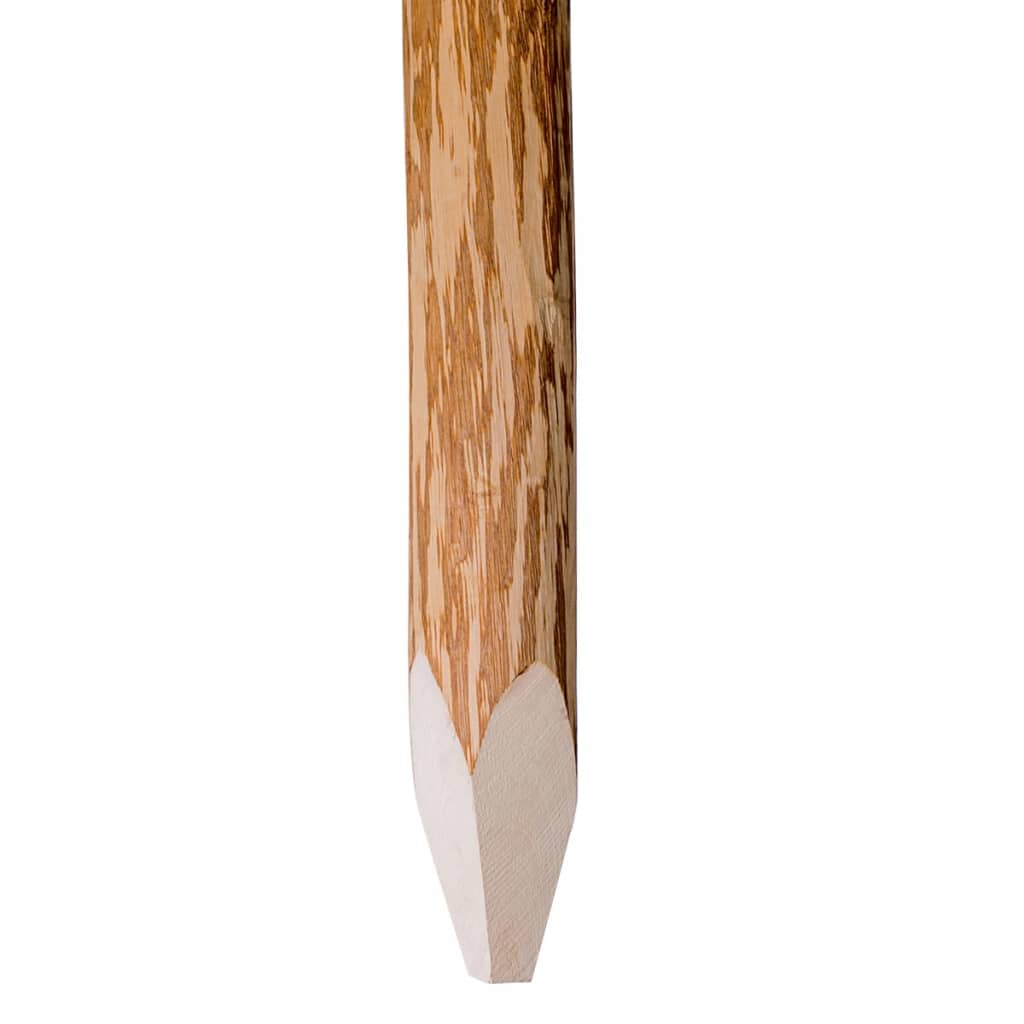 Postes/estacas cerca 4 pcs 120 cm madeira de aveleira