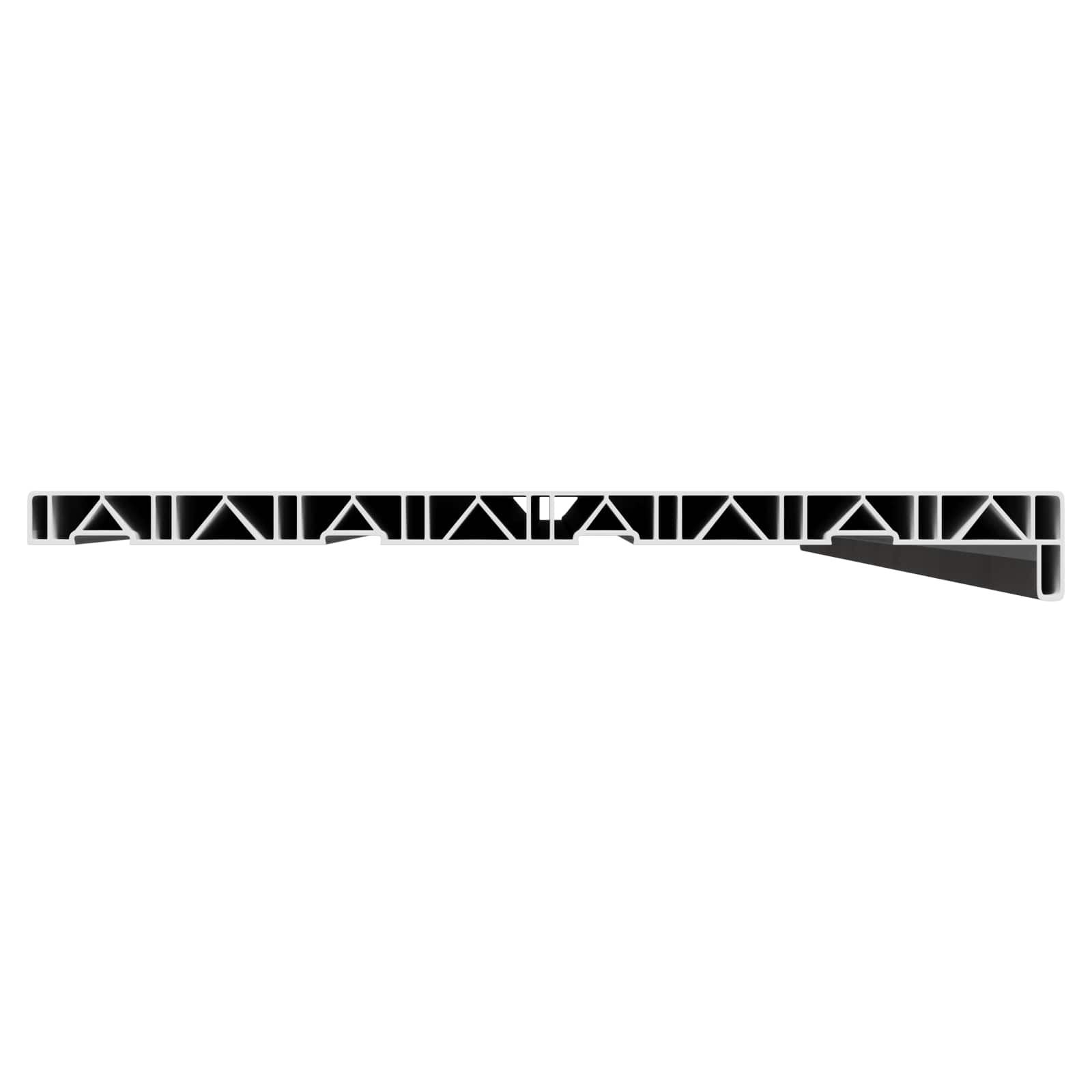 Soleira de janela textura de mármore 140 x 45 x 4,5 cm PVC