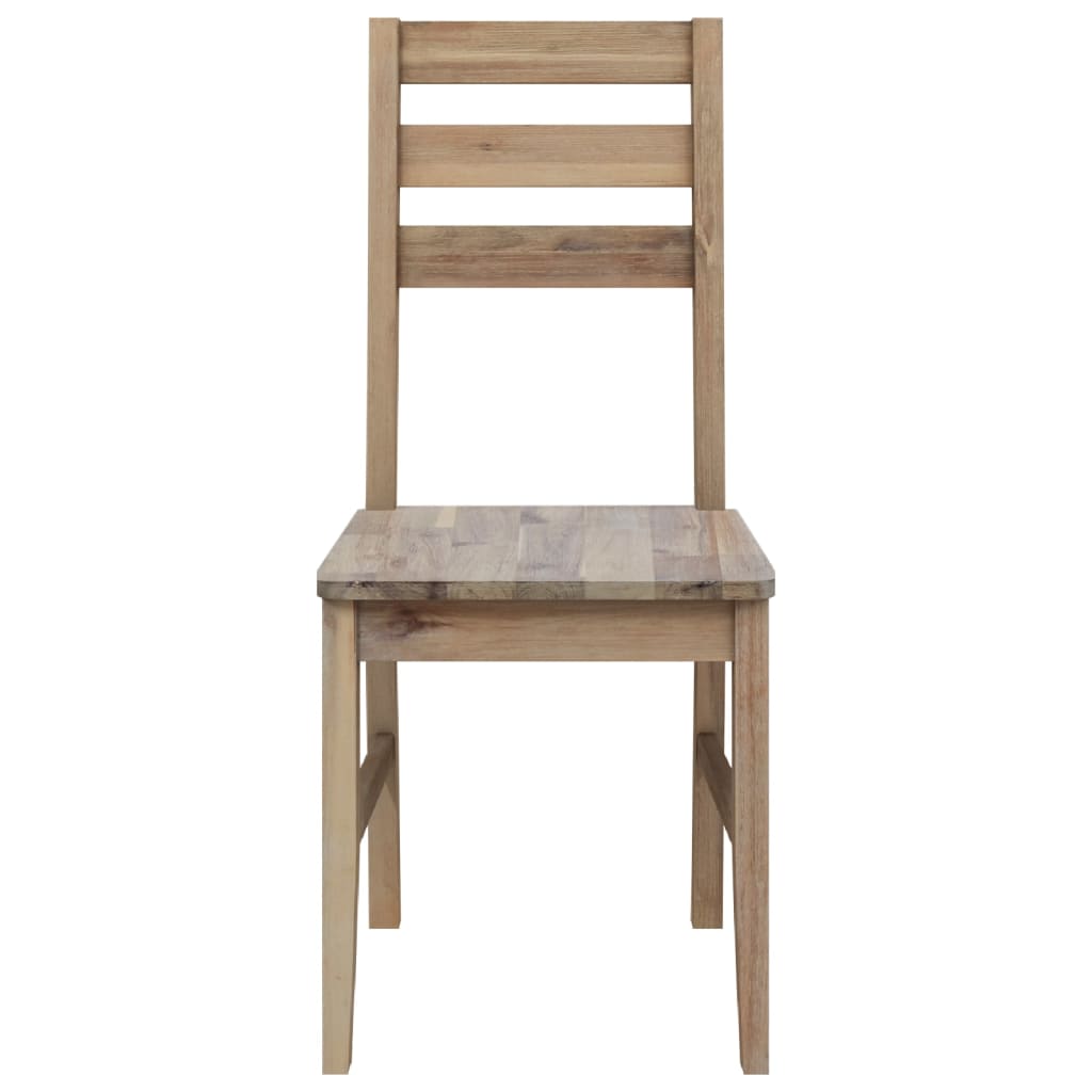 Cadeiras de jantar 4 pcs madeira de acácia maciça