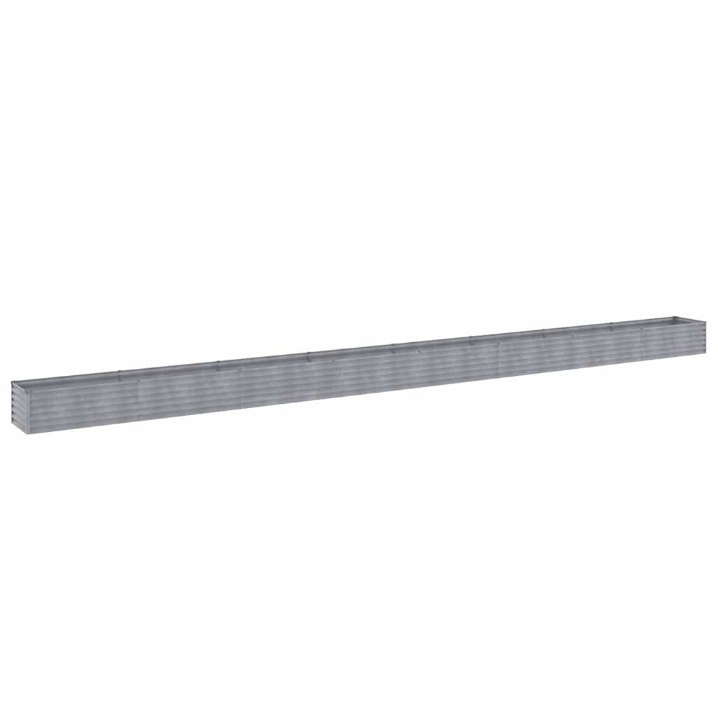 Canteiro elevado de jardim 770x50x36 cm aço corten