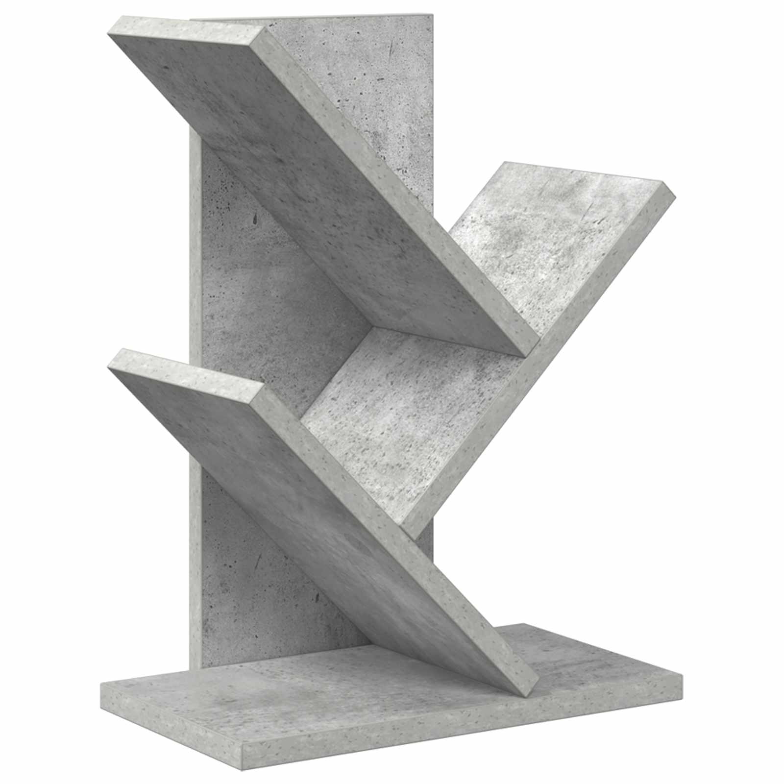 Estante de livros em árvore 3 níveis 30 x 18 x 40 cm