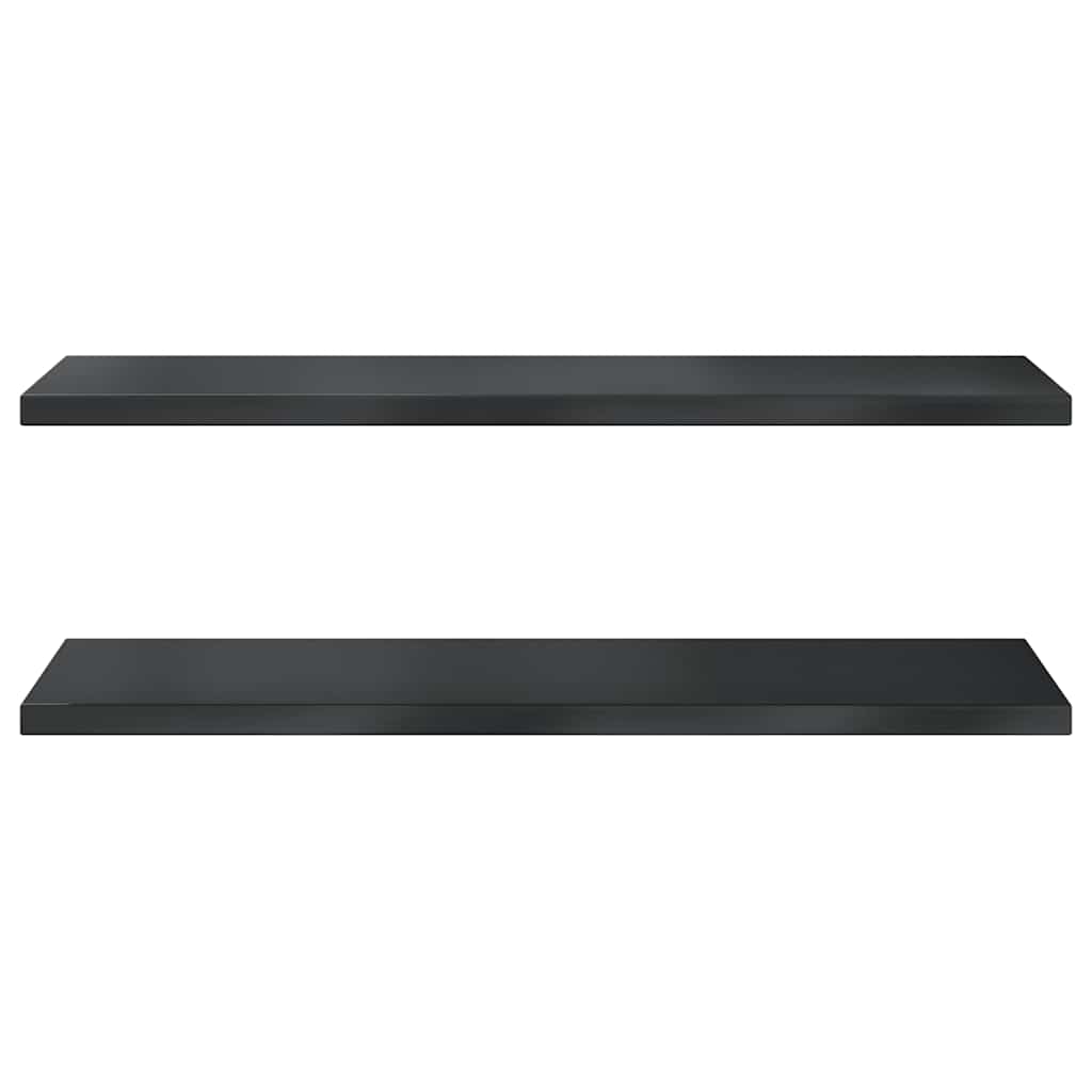 Prateleiras de parede 2 pcs 100x40 cm aço inoxidável prateado