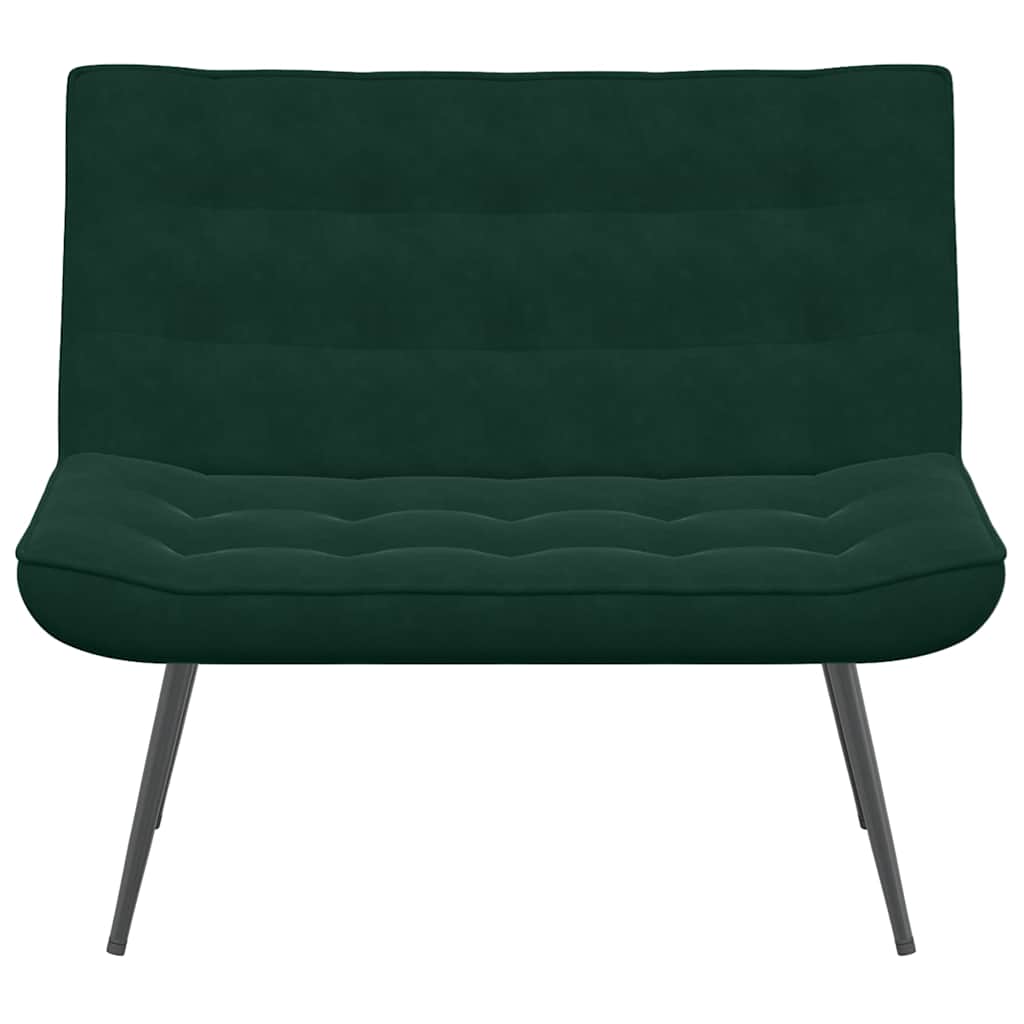 Banco 110x74x84 cm veludo verde-escuro
