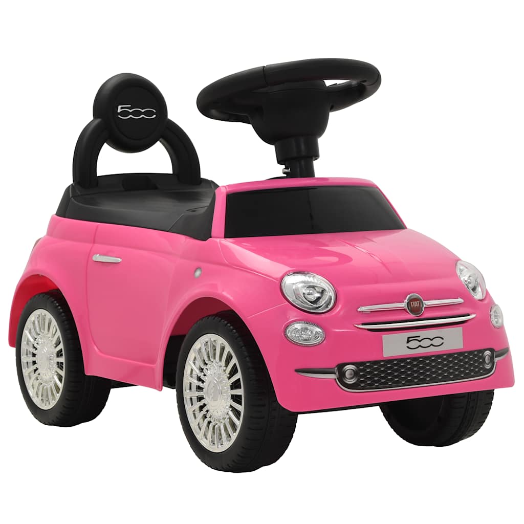 Carro de passeio fiat 500 rosa