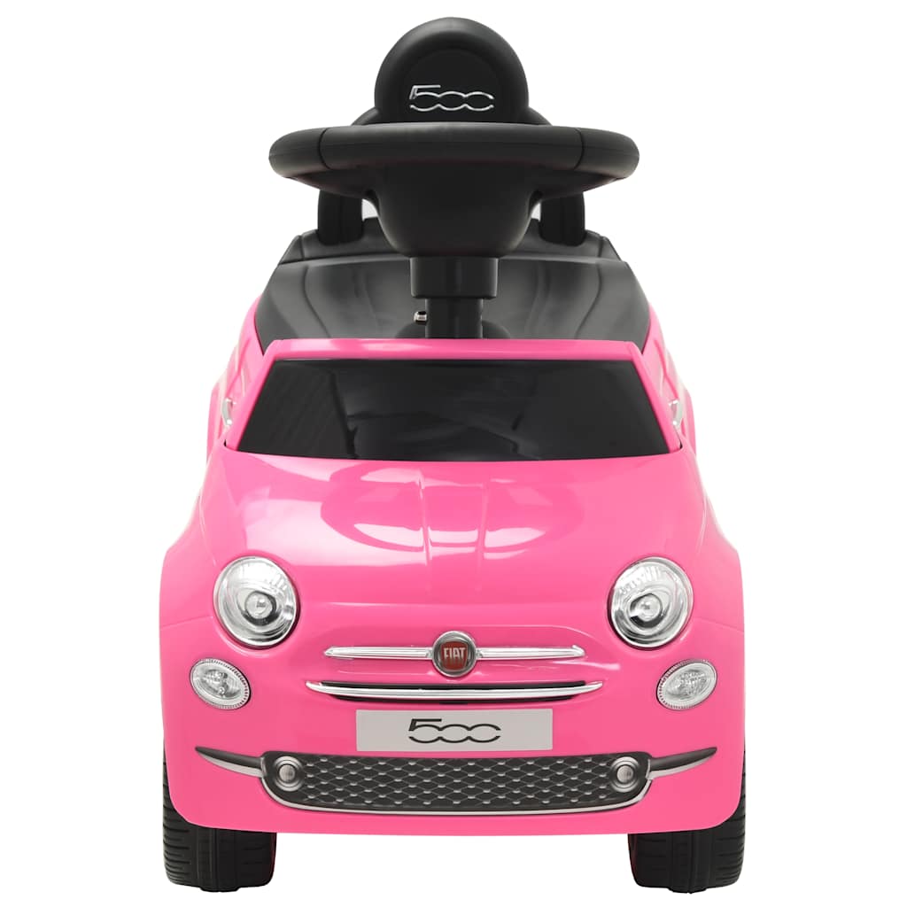 Carro de passeio fiat 500 rosa