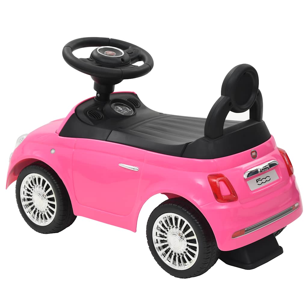 Carro de passeio fiat 500 rosa