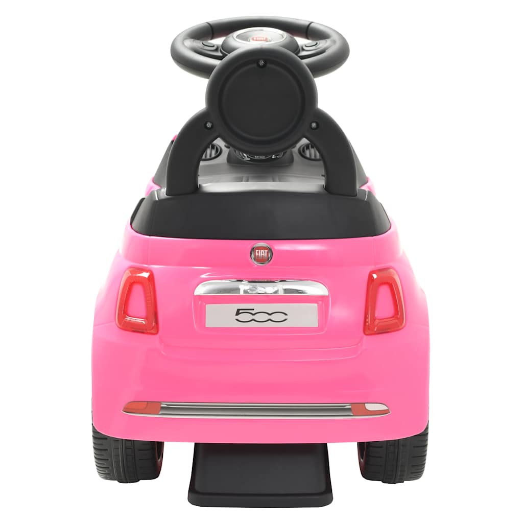Carro de passeio fiat 500 rosa