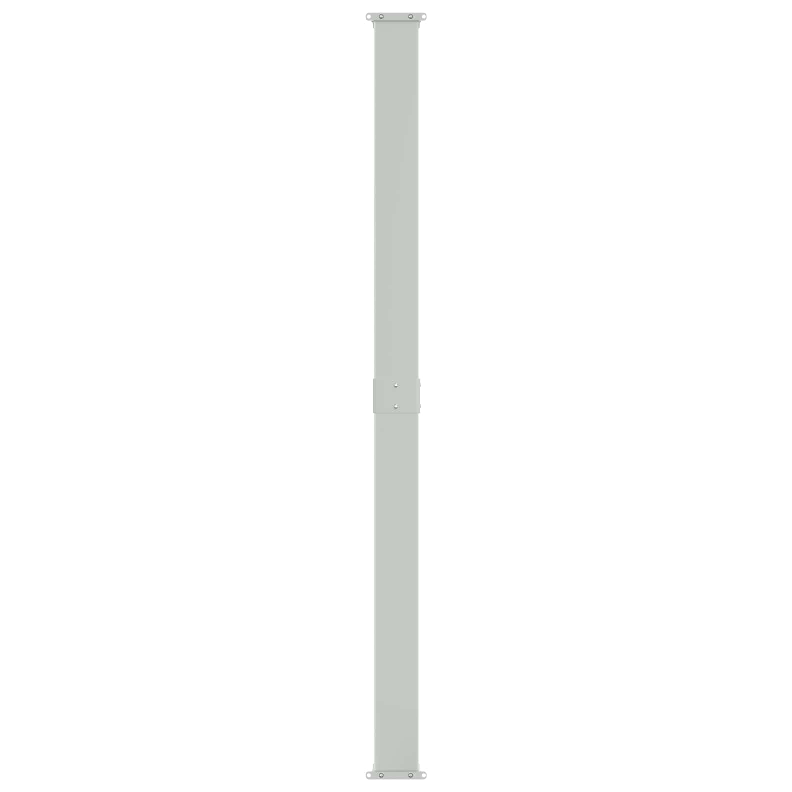 Toldo lateral retrátil 200 x 300 cm 100% poliéster, ferro e aço