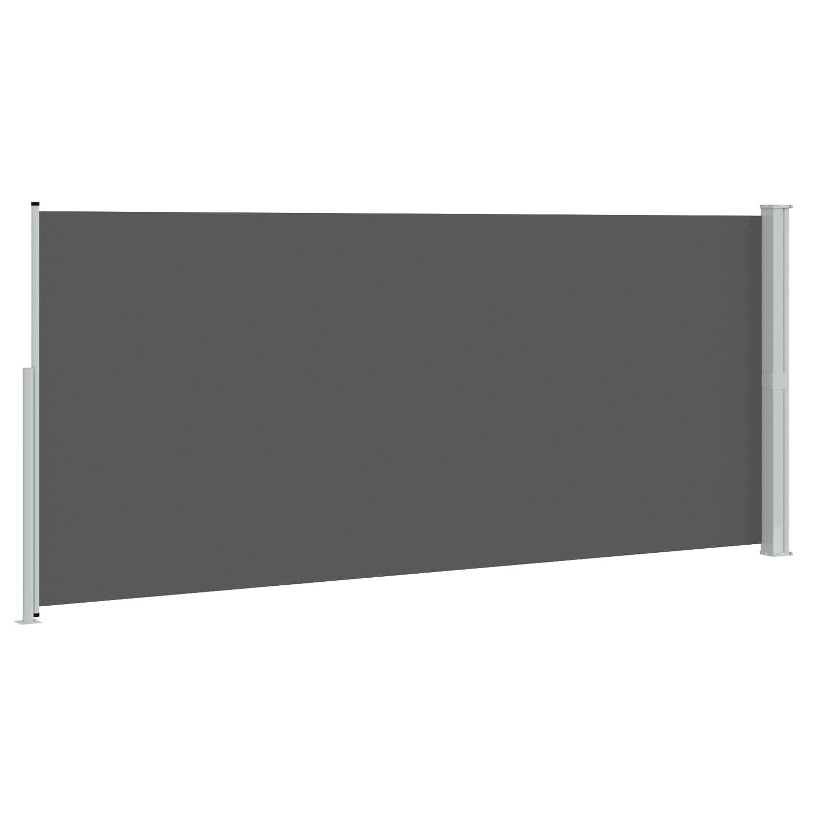 Toldo lateral retrátil 200 x 300 cm 100% poliéster, ferro e aço