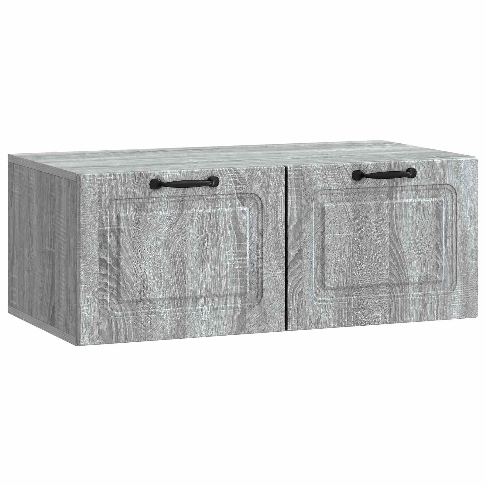 Gabinete de TV de parede sonoma cinzento 78,5 x 41 x 30 cm