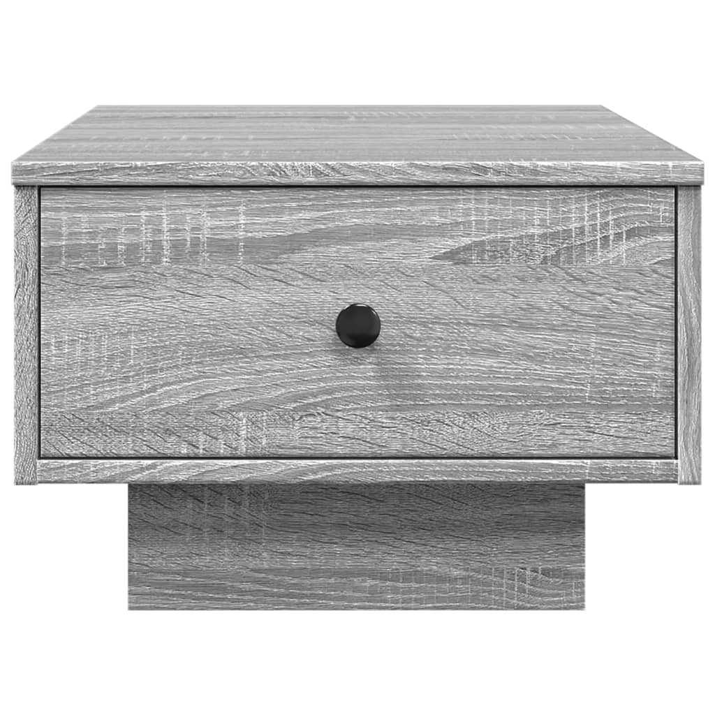 Mesa de centro 60x45x31 cm derivados de madeira cinzento sonoma