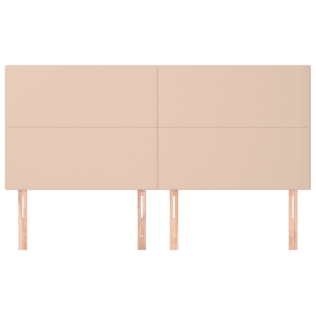 Cabeceira cappuccino 180x5x118/128 cm couro sintético