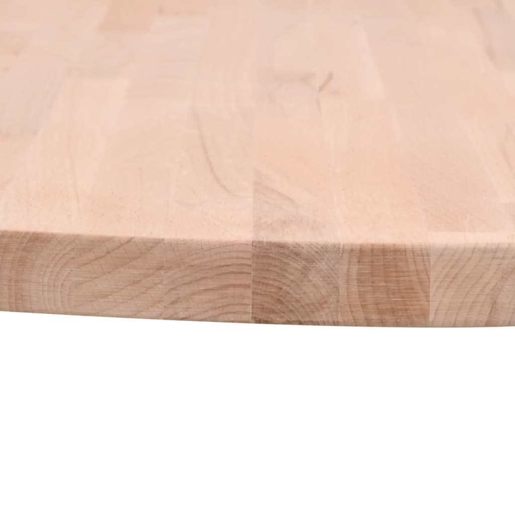 Tampo de mesa redondo ø50x2,5 cm madeira de faia maciça