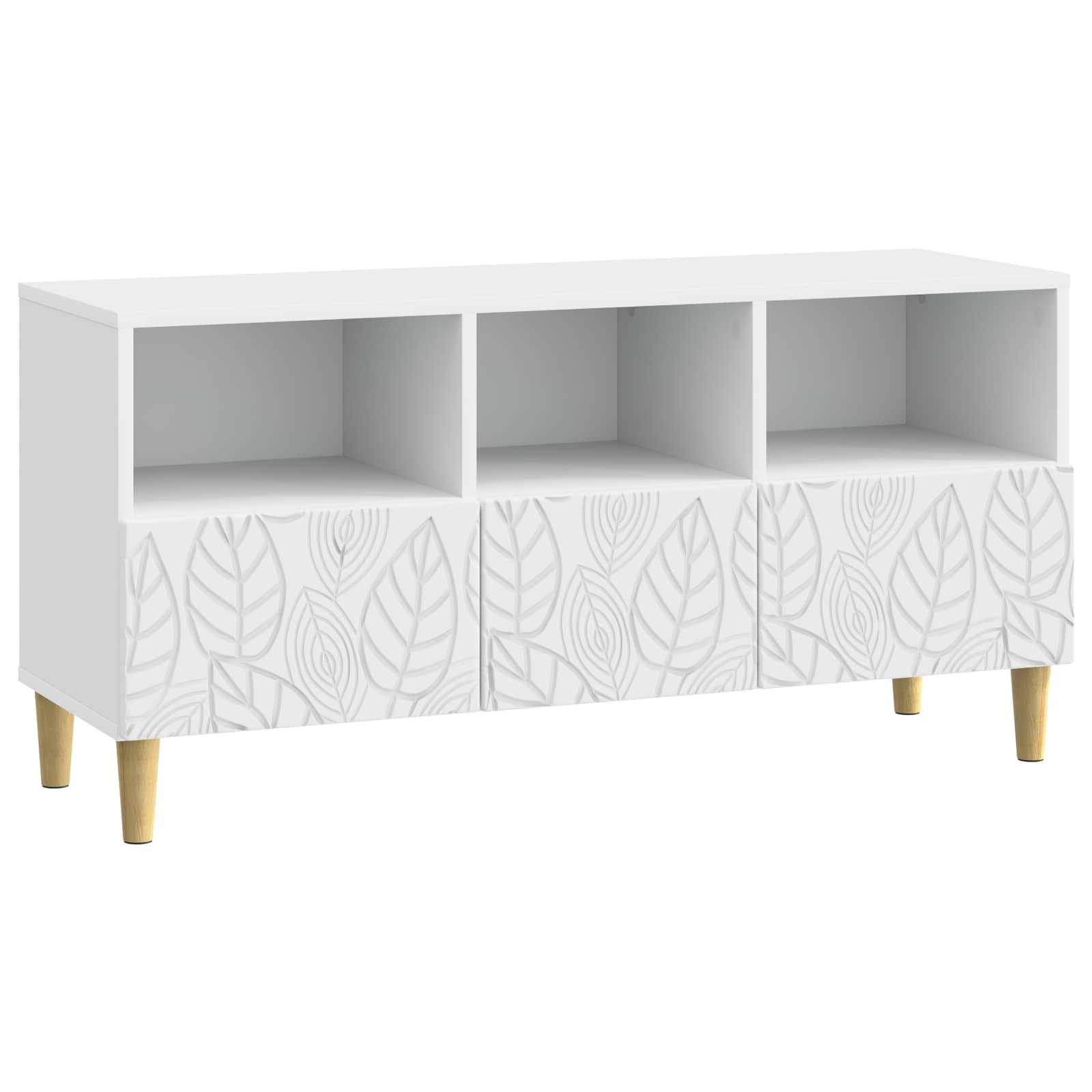 Gabinete para TV 102 x 34,5 x 50 cm branco derivados de madeira