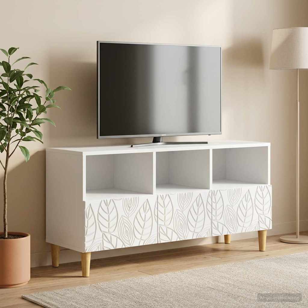 Gabinete para TV 102 x 34,5 x 50 cm branco derivados de madeira