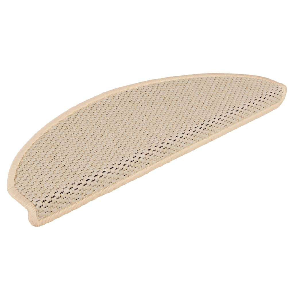 Tapetes escada adesivos aspeto sisal 30 pcs 65x21x4 cm berbere