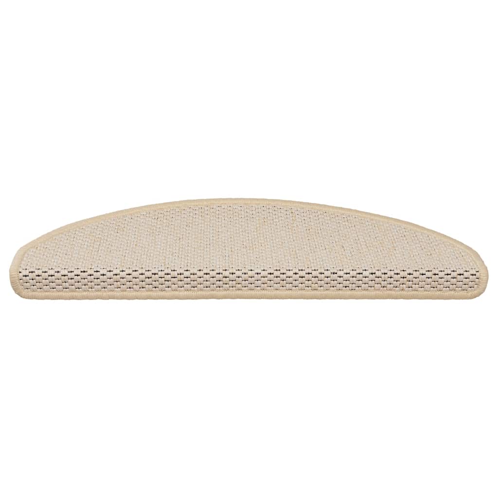 Tapetes escada adesivos aspeto sisal 30 pcs 65x21x4 cm berbere