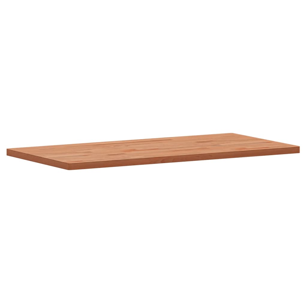 Tampo de mesa retangular 100x50x2,5 cm madeira de faia maciça