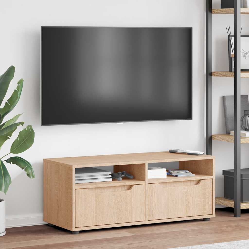 Móvel TV visnes derivados madeira carvalho sonoma 100x40x38 cm