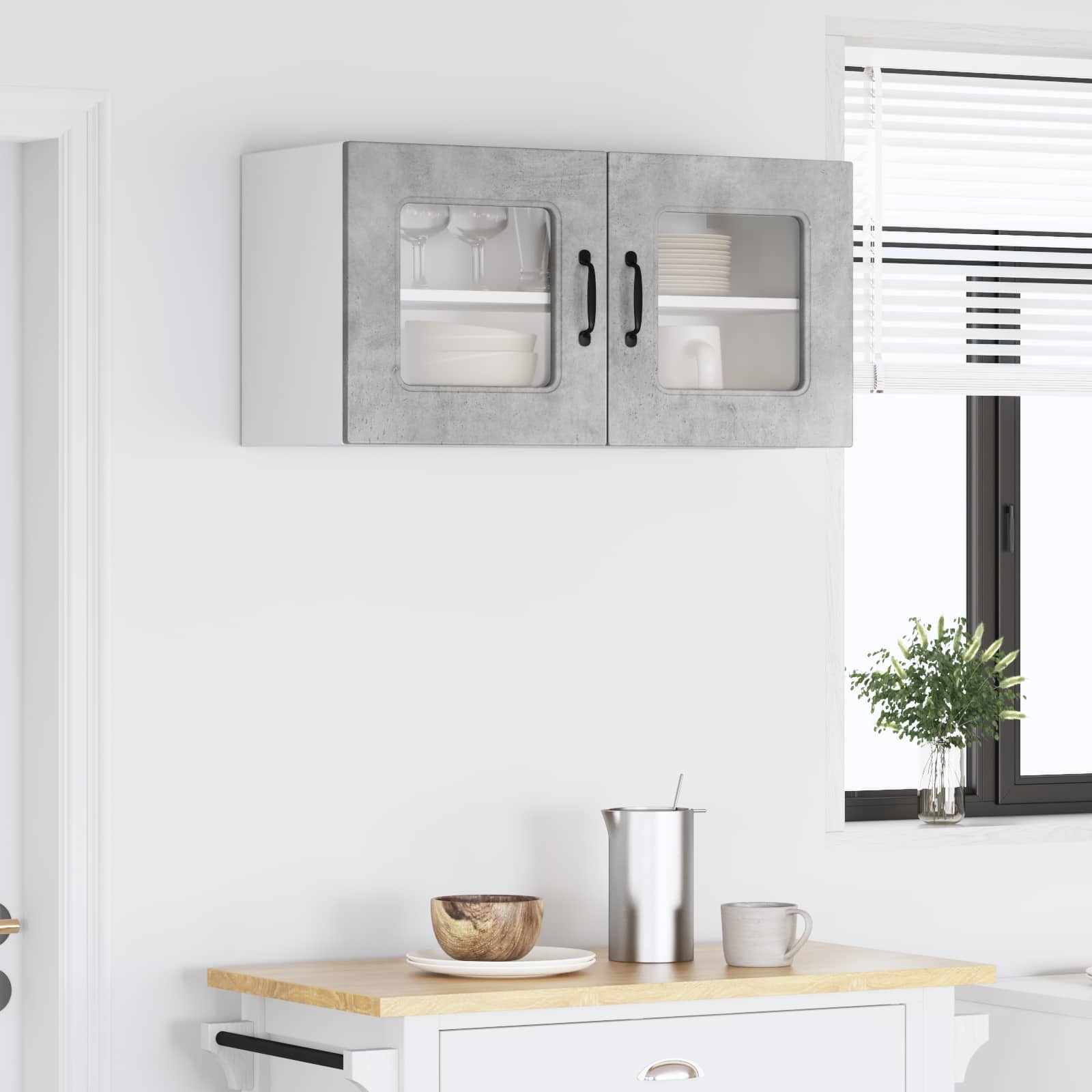 Painel de lava-louça kalmar cinzento 80 x 31 x 40 cm