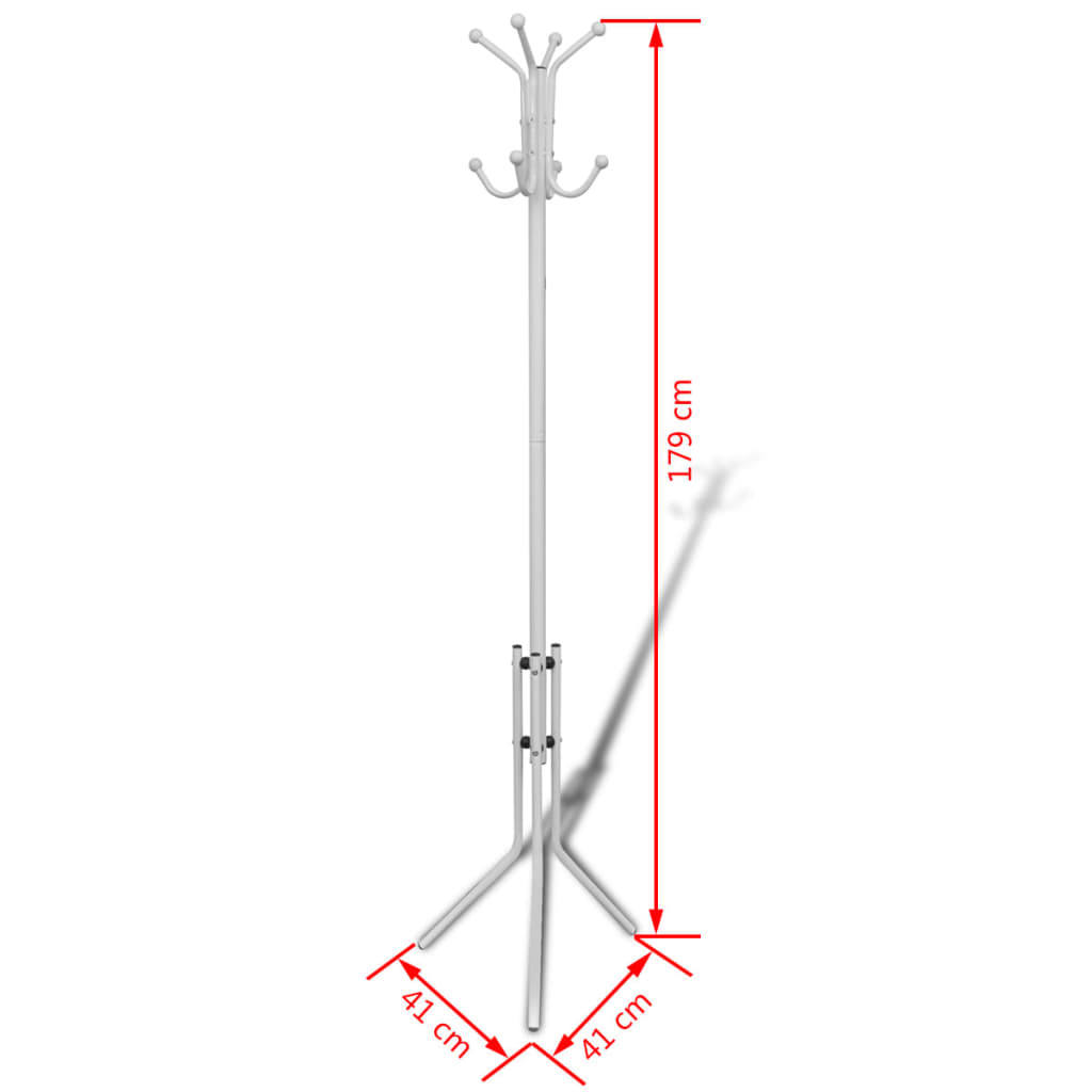 Bengaleiro de metal, branco