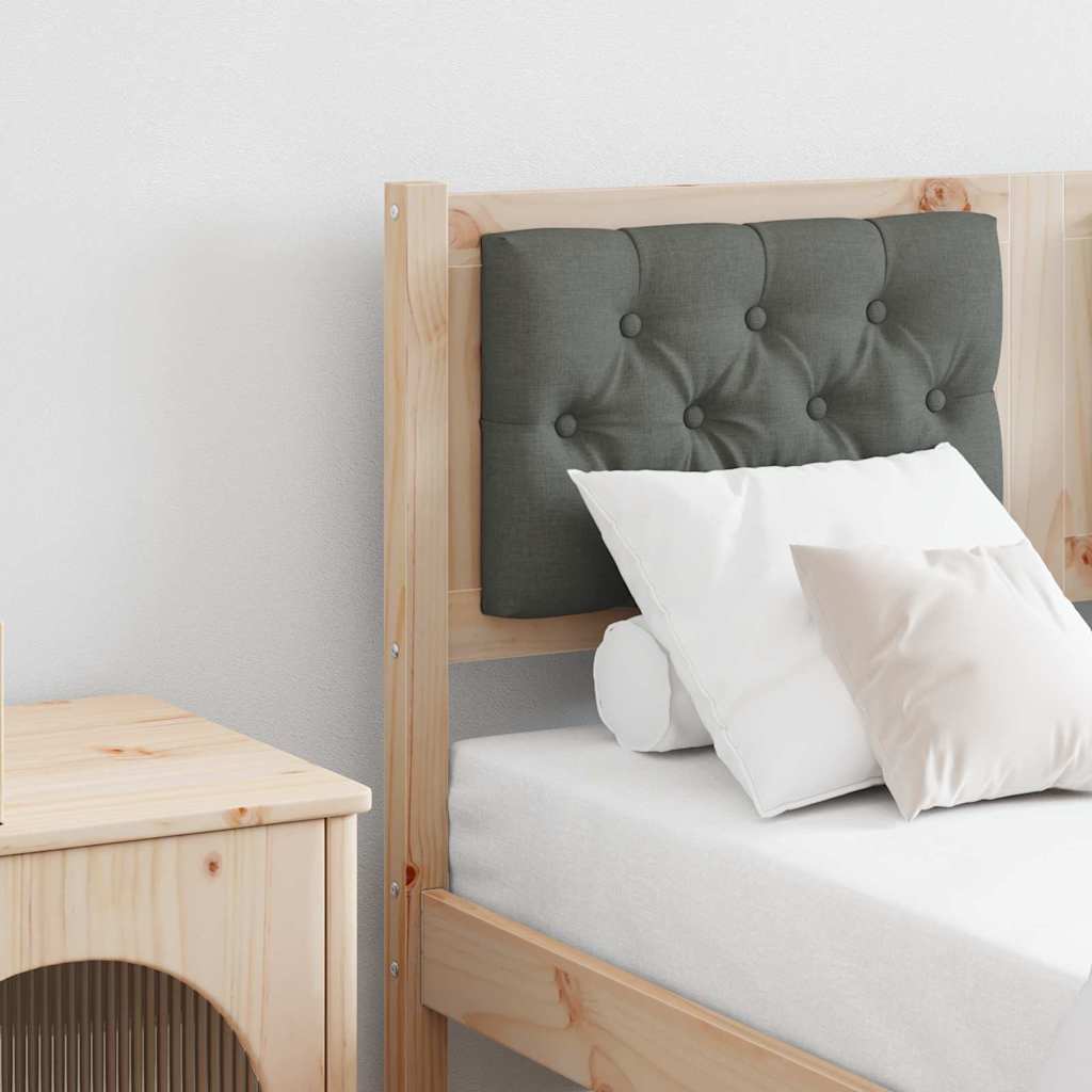 Cabeceira outros castanho e cinzento-escuro 135 cm