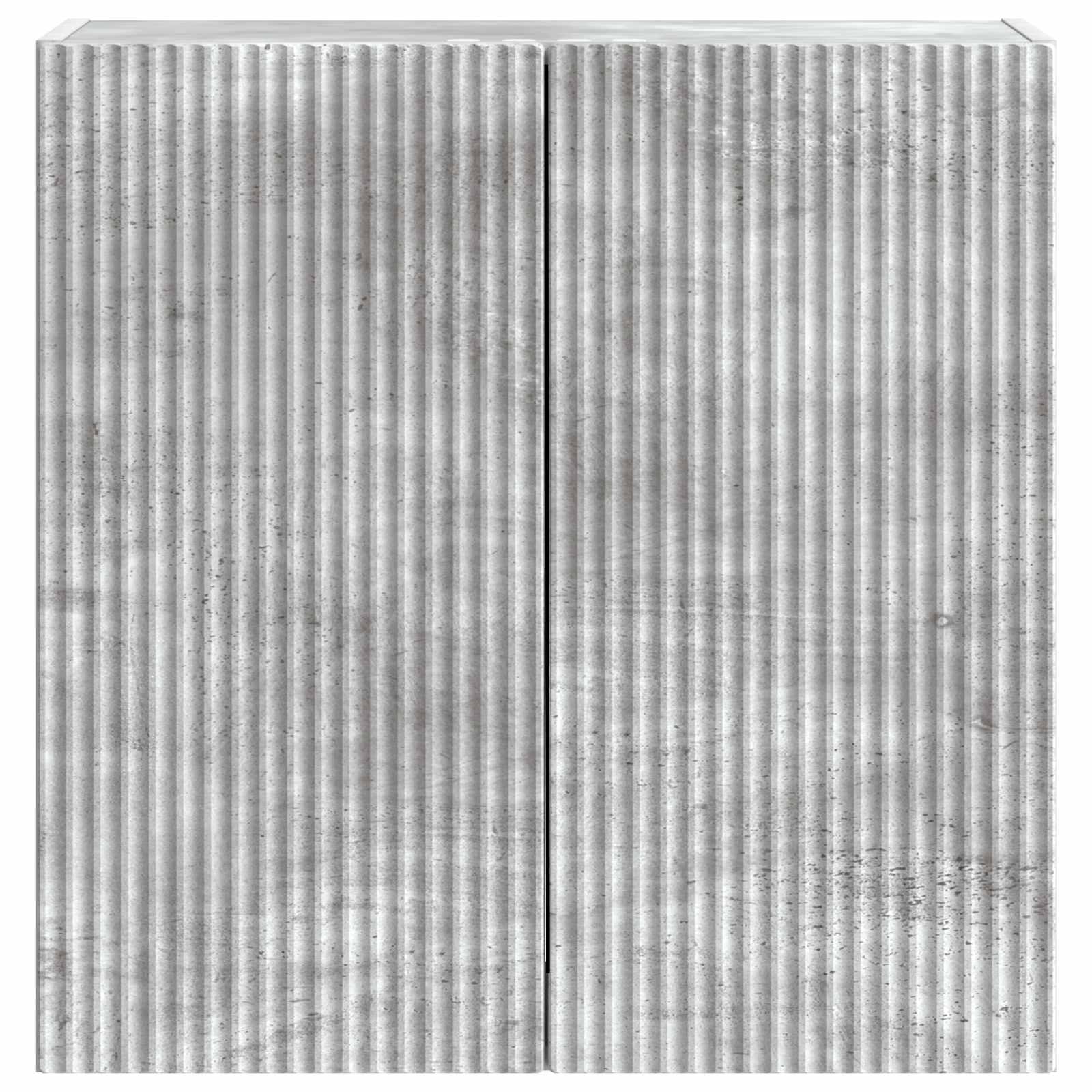 Armário de parede cinzento cimento 59 x 31 x 60 cm