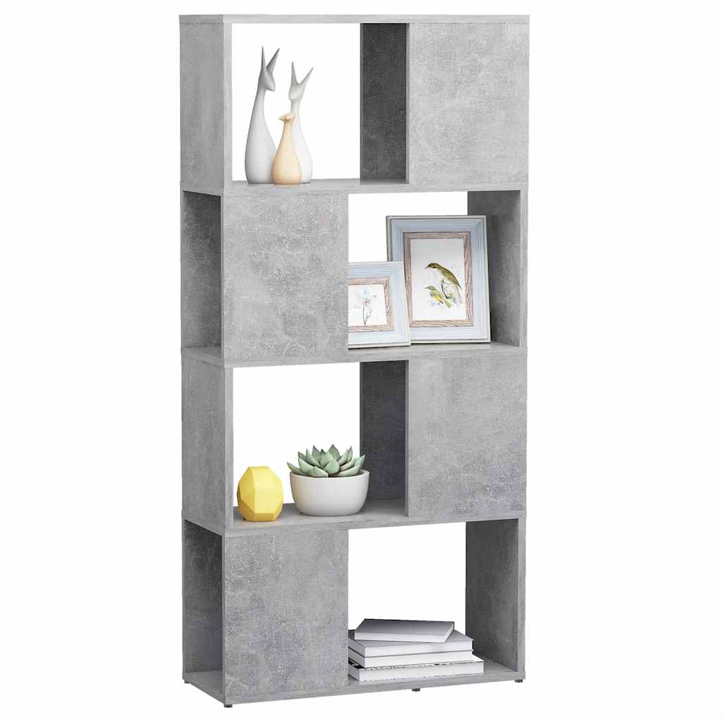 Estante/divisória 60x24x124,5 cm cinzento cimento