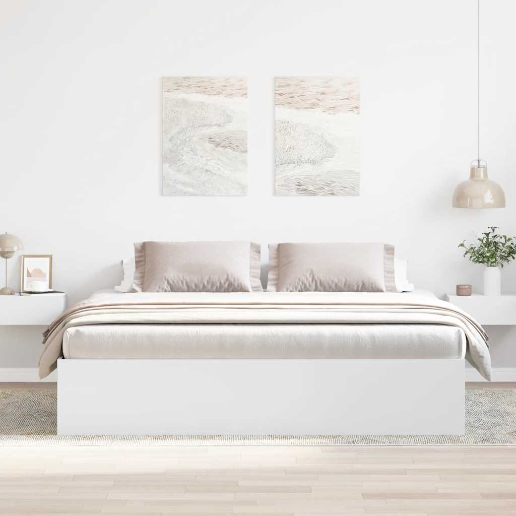 Estrutura de cama 200x200 cm branco
