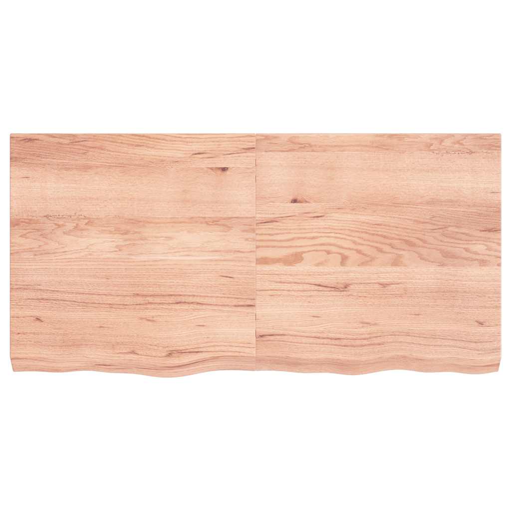 Prateleira de parede 120x60x(2-6) cm carvalho tratado castanho