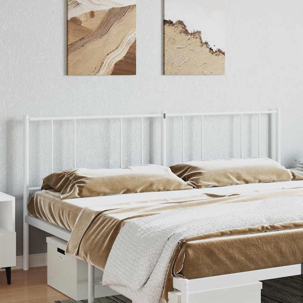 Cabeceira de substituição 193 cm metal branco