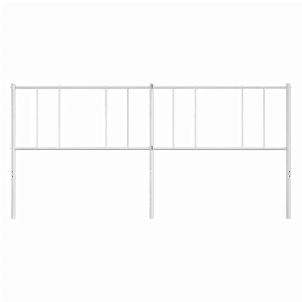Cabeceira de substituição 193 cm metal branco