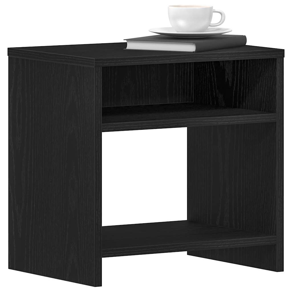 Mesas de cabeceira 2 pcs 40x30x40 cm carvalho preto
