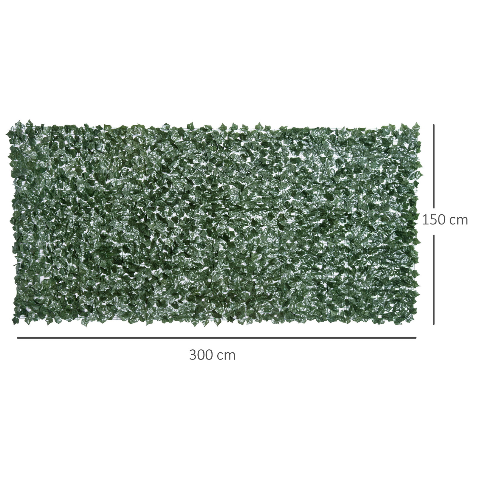 Vedação artificial em rolo 3,1,5m vedação de privacidade para balcão jardim exterior planta decorativa de parede PE verde