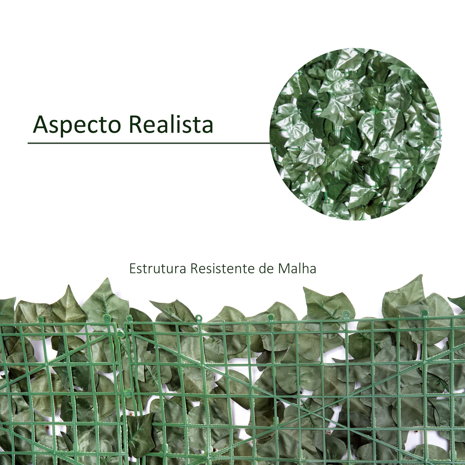 Vedação artificial em rolo 3,1,5m vedação de privacidade para balcão jardim exterior planta decorativa de parede PE verde