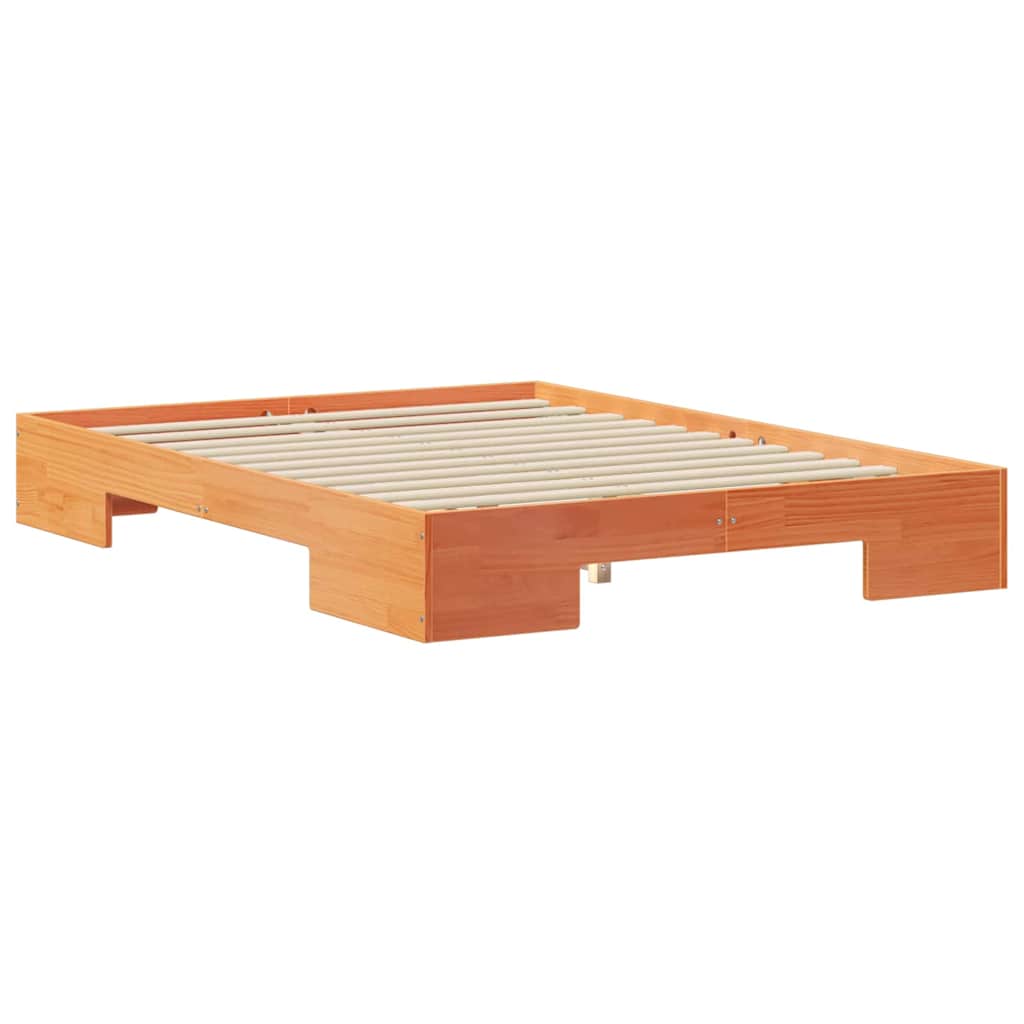 Estrutura da cama castanho 135 x 190 cm