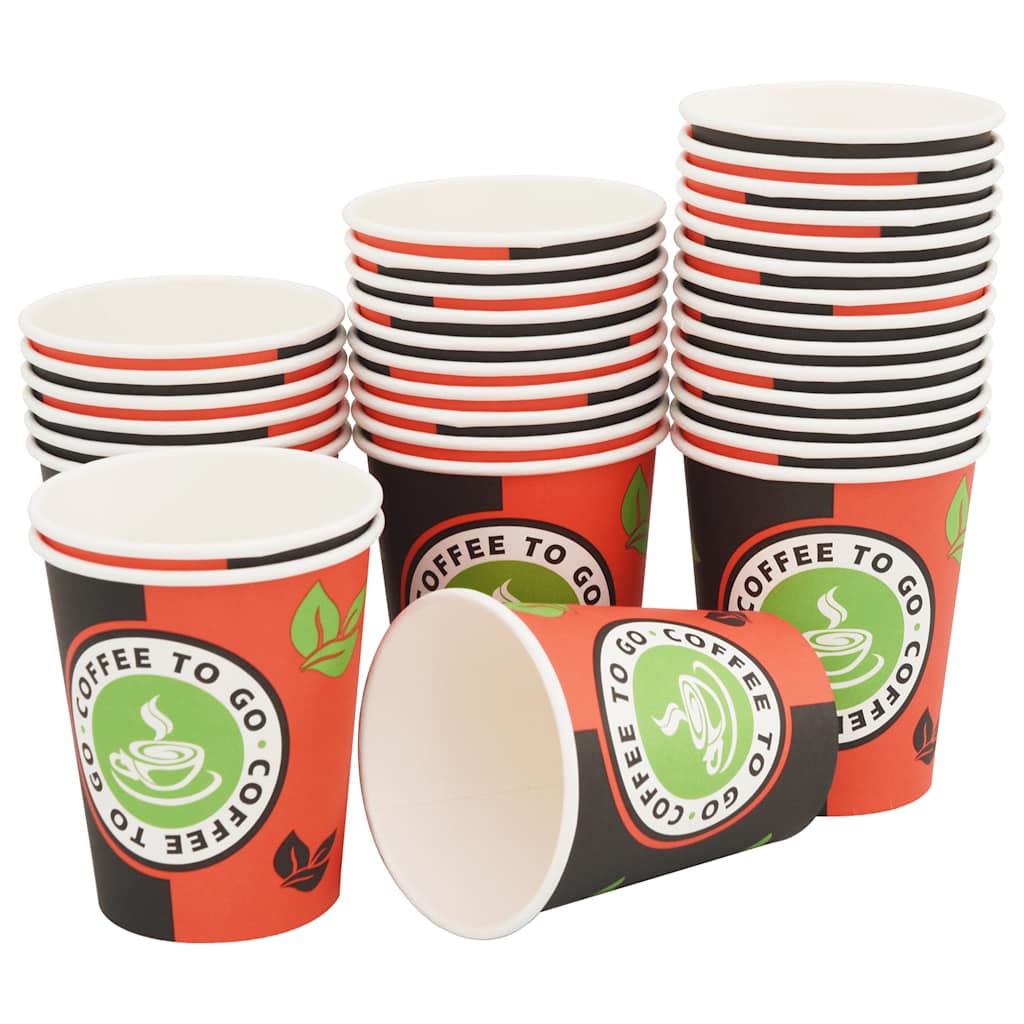 Copos de café descartáveis 1000 pcs papel 240 ml (8 oz)