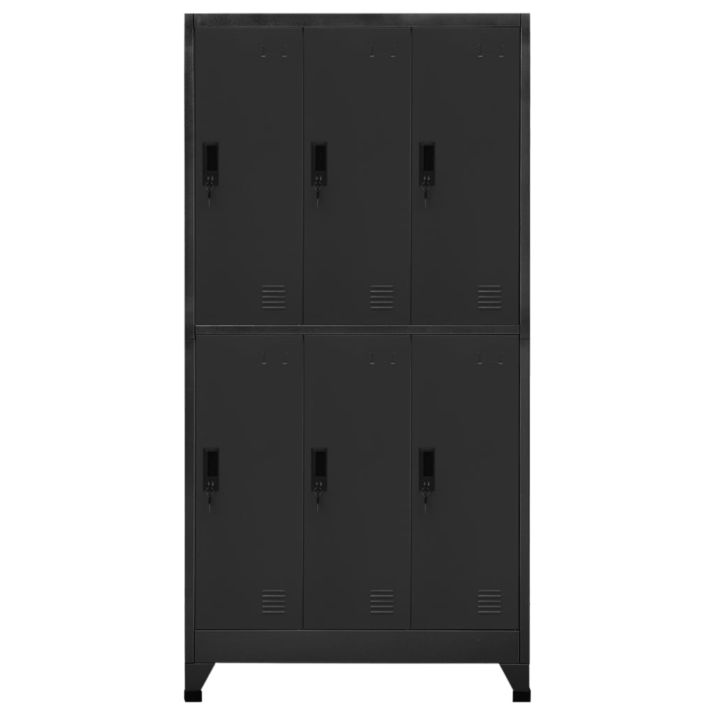 Cacifo aço 90x45x180 cm antracite