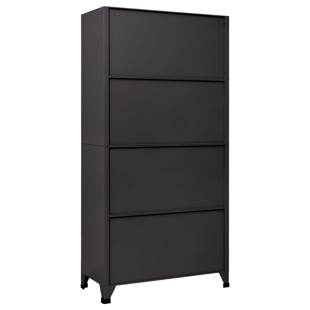 Cacifo aço 90x45x180 cm antracite