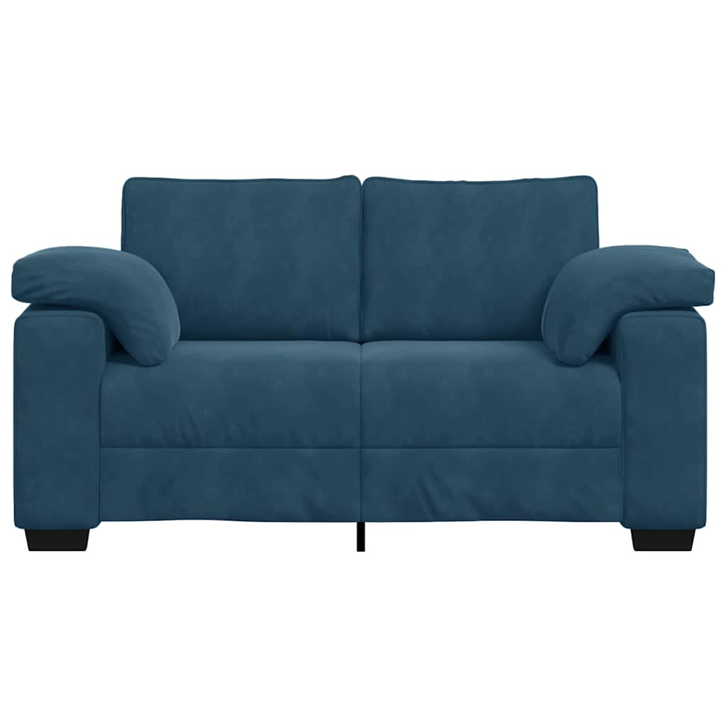 Sofá-luvas 160x77x82 cm veludo azul
