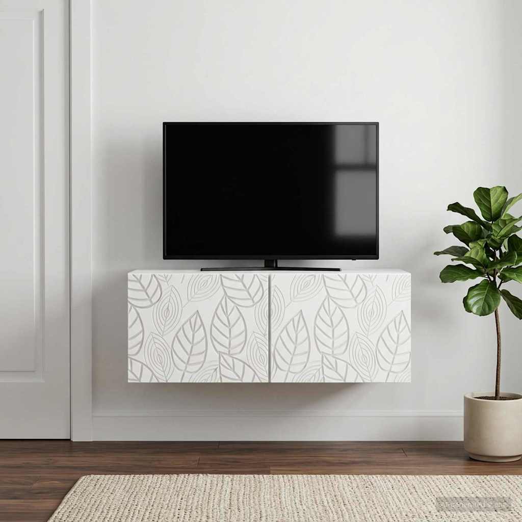 Gabinete de TV de parede 59,5 x 41 x 30 cm branco