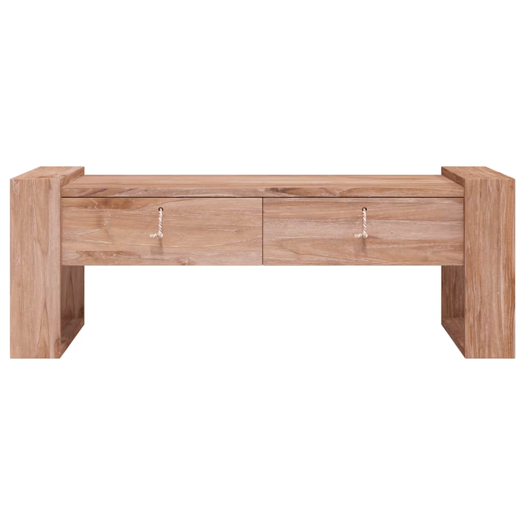 Mesa de centro 110x60x40 cm madeira de teca maciça